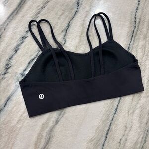 lululemon athletica Double Strap Black Sports Bra